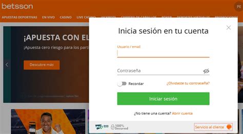 betsson iniciar sesión